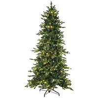 9ft. Pre-Lit Real Touch™️Breckenridge Pine IPT Artificial Christmas Tree, Dual Color LED Lights