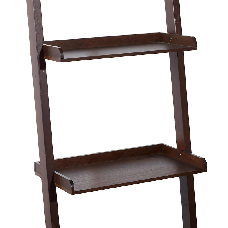 Brown Wood Traditional Shelving Unit, 69 " x 21 " x 14 "