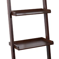 Brown Wood Traditional Shelving Unit, 69 " x 21 " x 14 "