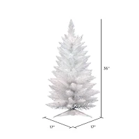 2.5ft. Unlit Sparkle White Spruce Artificial Christmas Tree