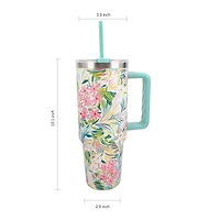 40oz. Tropical Toss Stainless Steel Insulated Tumbler by Celebrate It™