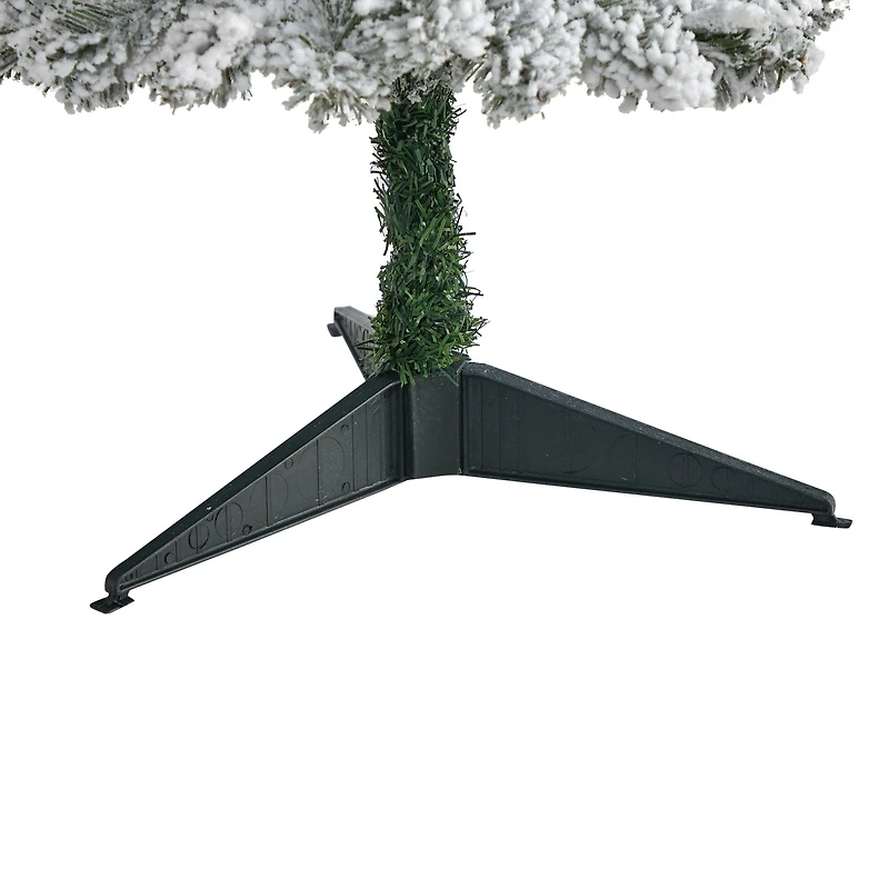 3ft. Pre-Lit Flocked Pencil Artificial Christmas Tree with Clear Lights