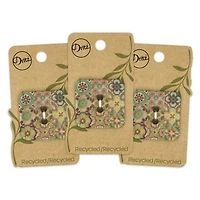 Dritz® 35mm Medium Green Sustainable Coconut Square Button, 3ct.