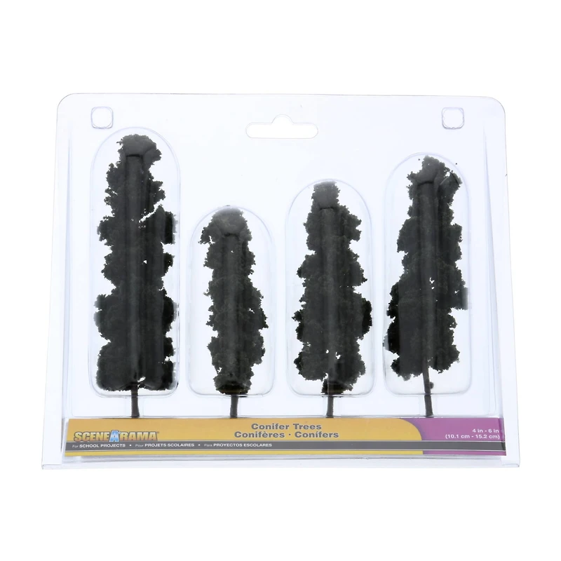 Scene-A-Rama® Conifer Trees, 4ct.