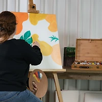 Pacific Arc A-Frame Bamboo Studio Easel