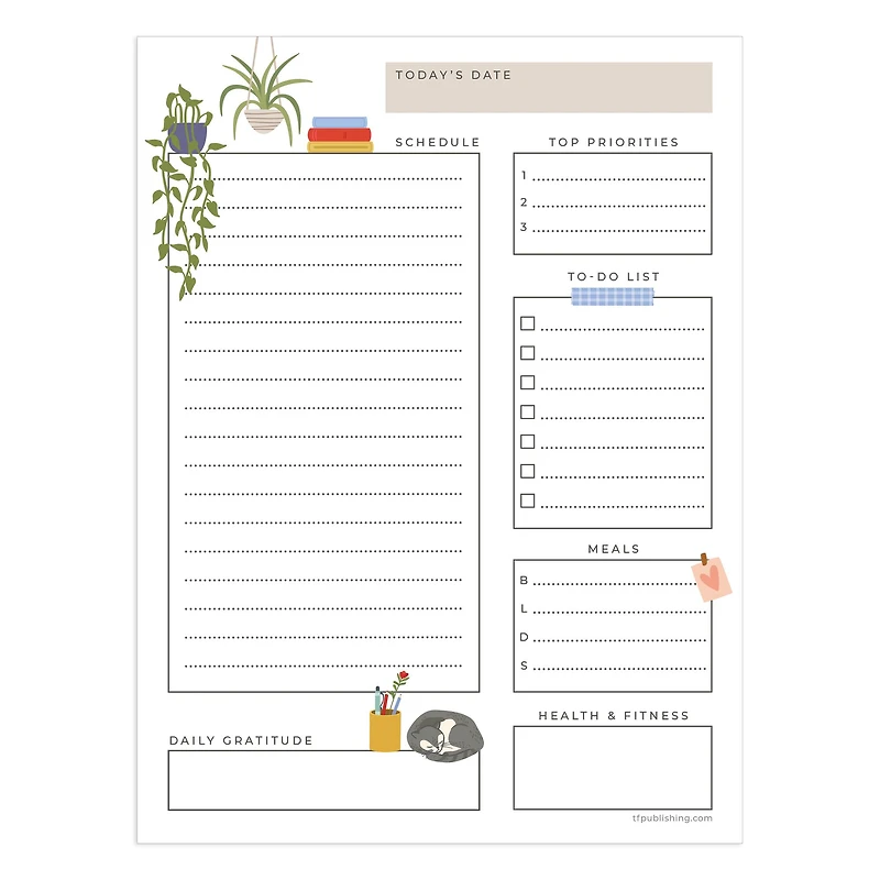 Everyday Daily Task Pad