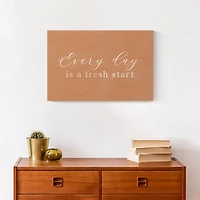 Fresh Start 18" x 12" Canvas Wall Art
