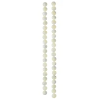 White Mother of Pearl Round Beads by Bead Landing™, 6mm