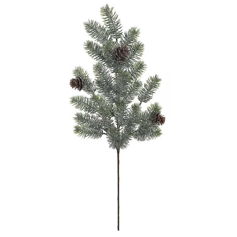 28" Snowy Pine & Pinecone Stem by Ashland®