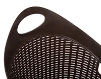 Mind Reader 60L Wheeled Hamper with Cutout Handle