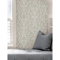 NuWallpaper Taupe Escape To The Forest Peel & Stick Wallpaper