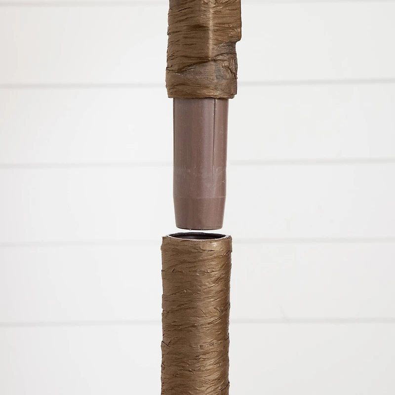 6ft. Pre-Lit Orange Autumn Maple Artificial Fall Tree