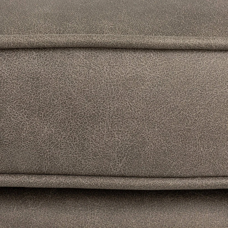 Hello Honey® Atley Ash Gray Vegan Leather Upholstered Storage Bench