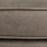 Hello Honey® Atley Ash Gray Vegan Leather Upholstered Storage Bench