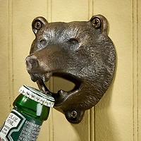 Design Toscano 3.5" Grizzly Bear of the Woods Cast Iron Bottle Opener