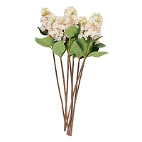 34.5" Pink Hydrangea Artificial Flower Stem, 8ct.