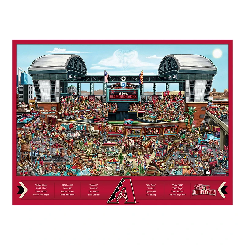 Arizona Diamondbacks Joe Journeyman 500 Piece Puzzle