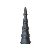 Hello Honey® 14" Black Mango Wood Christmas Tree Accent