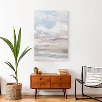 Neutral Blue Landscape 24" x 36" Canvas Wall Art