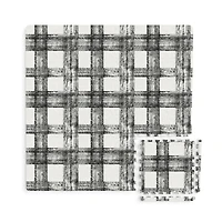 FloorPops Sawyer Plaid Interlocking Floor Tiles