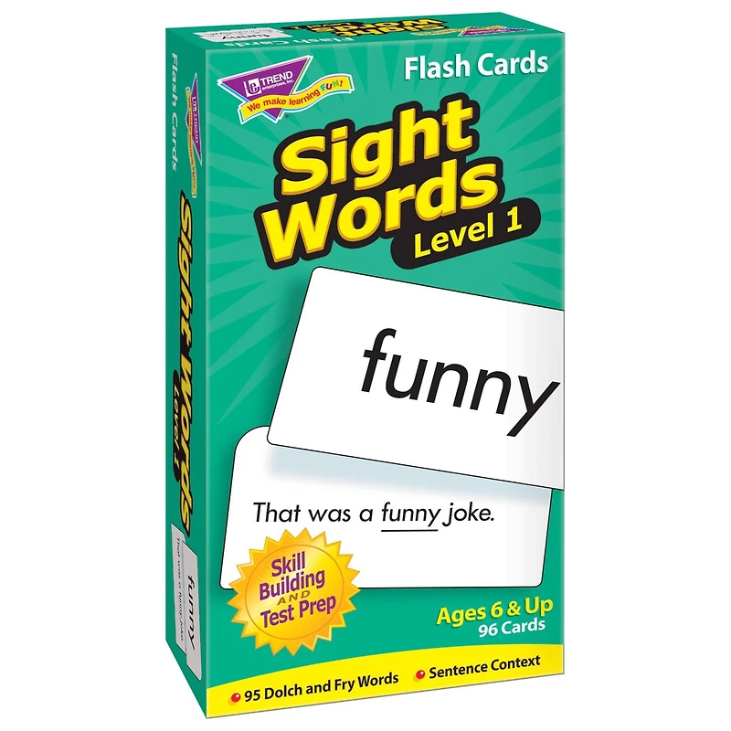 Trend Enterprises® Sight Words Level Skill Drill Flash Cards