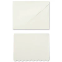 Scalloped Folded Cards & Envelopes by Recollections