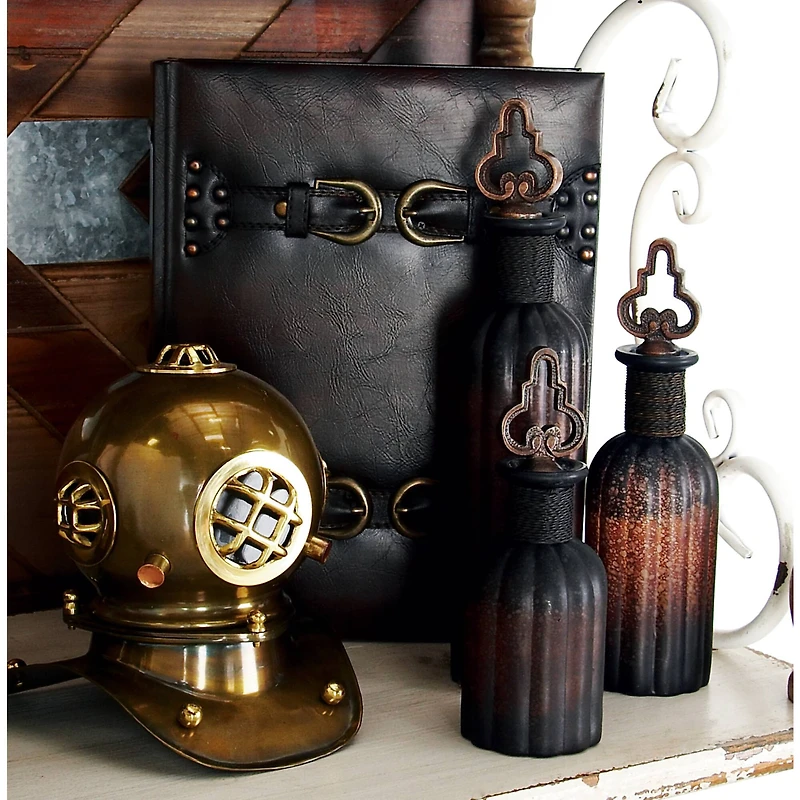 Dark Brown Traditional Wood Box Set