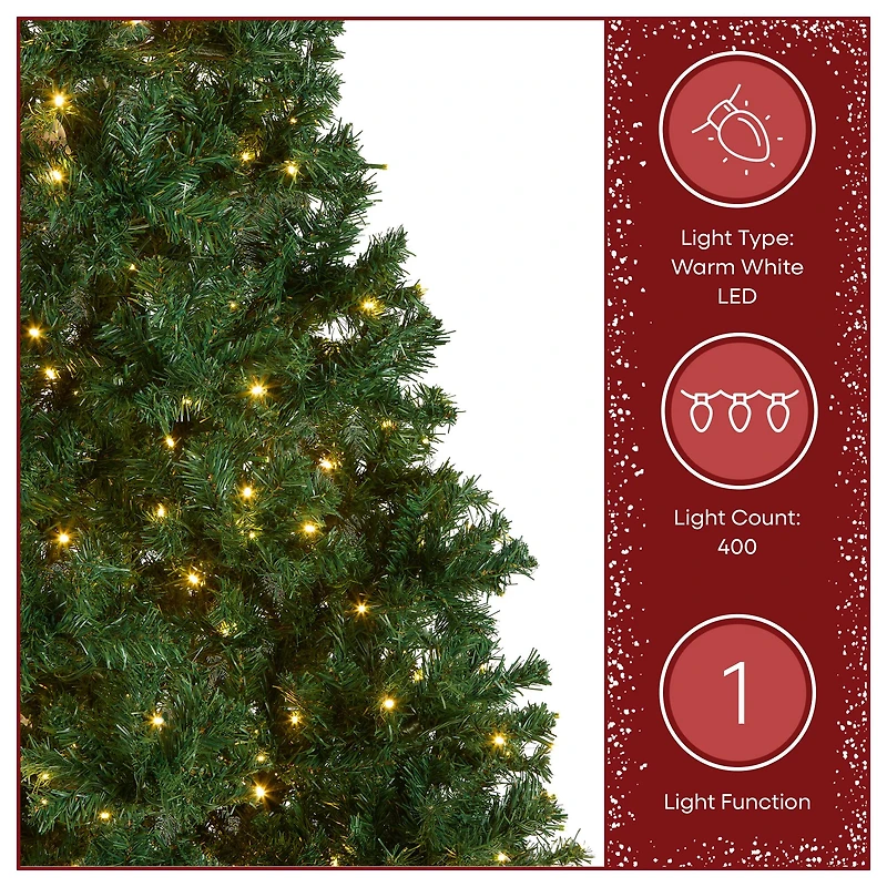 7.5ft. Pre-Lit Linden Spruce Artificial Christmas Tree