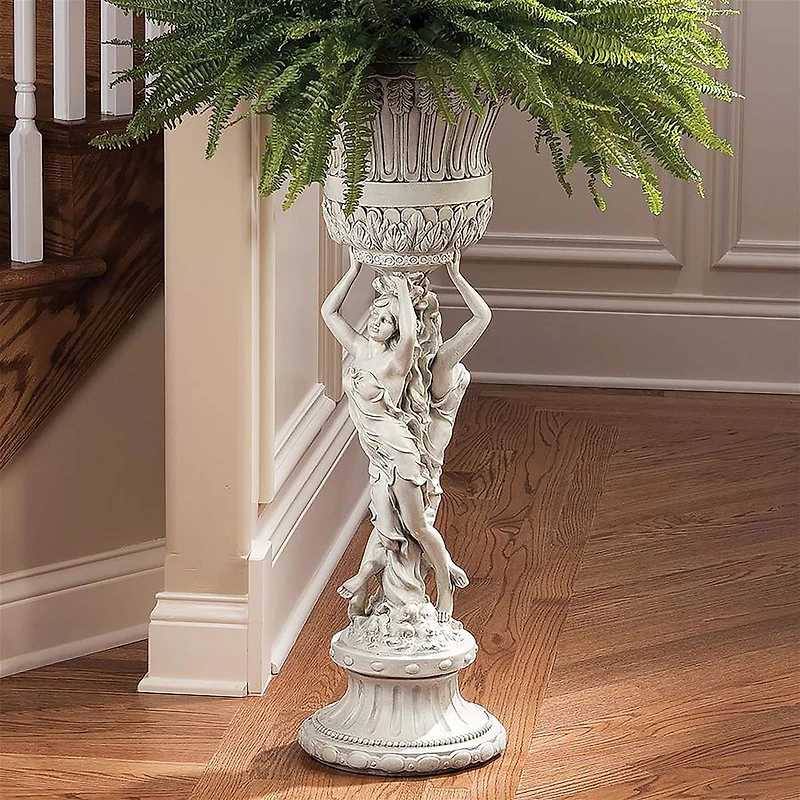 Design Toscano 3ft. Les Filles Joyeuses Neoclassical Pedestal Urn