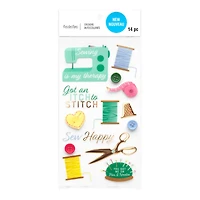 Sewing Dimensional Stickers by Recollections™