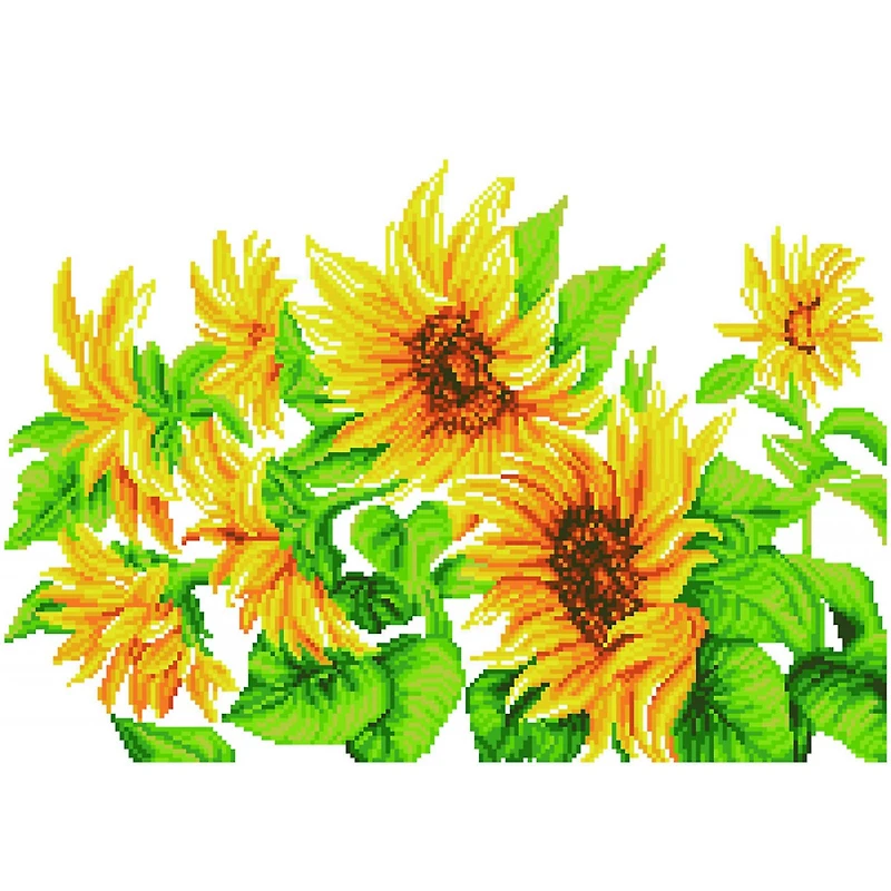 Diamond Dotz® Hazy Daze Sunflowers Diamond Painting Artwork Kit