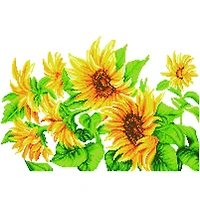 Diamond Dotz® Hazy Daze Sunflowers Diamond Painting Artwork Kit