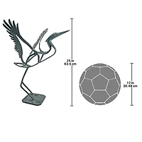 Design Toscano 26" Winged Salute to the Sun Bronze Statue