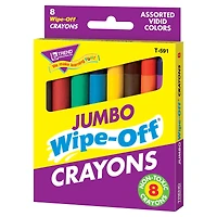 6 Packs: 8 ct. (48) Trend Jumbo Wipe-Off® Crayons