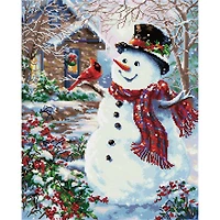 Diamond Dotz® Intermediate Snowman & Feathered Friend Diamond Facet Art Kit