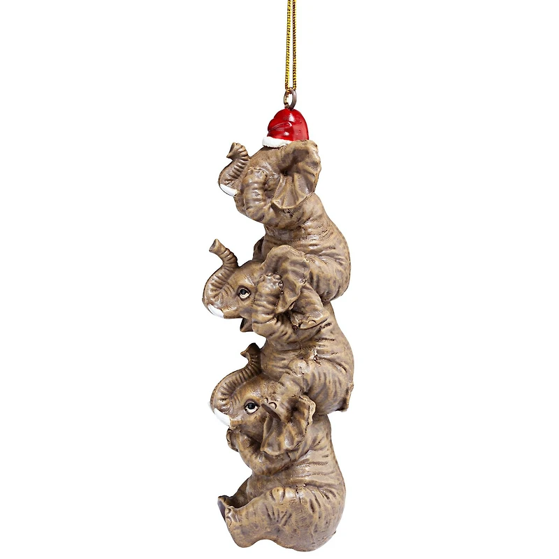 Design Toscano See, Speak, Hear No Evil Elephant Ornament