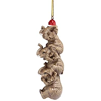 Design Toscano See, Speak, Hear No Evil Elephant Ornament