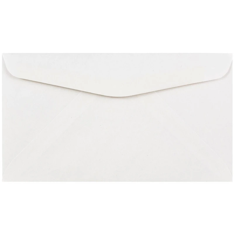 JAM Paper 3.6" x 6.5" White Business Commercial Envelopes