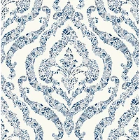 NuWallpaper Blue Guildford Peel & Stick Wallpaper