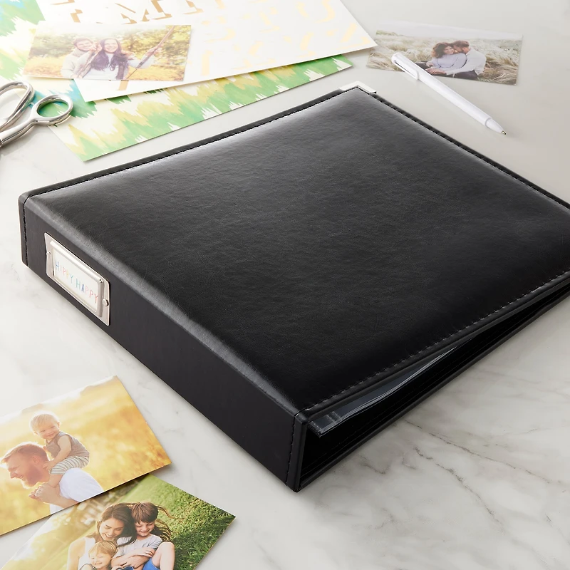 Leather D-Ring Scrapbook Album by Recollections®