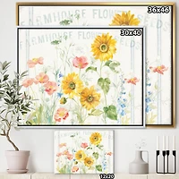 Designart - Floursack Florals I