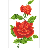 Diamond Dotz® Intermediate Red Rose Corsage Diamond Painting Kit