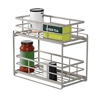 Honey Can Do Gray Under Sink Organizer with 2 Drawers