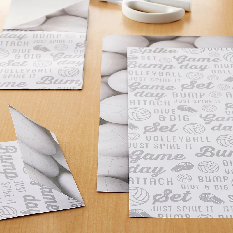 Volleyball Double-Sided Cardstock Paper by Recollections™, 12" x 12"