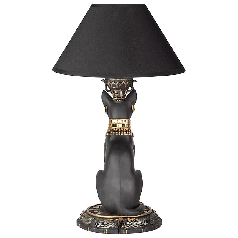 Design Toscano 16.5" Royal Cat Goddess Bastet Sculptural Table Lamp