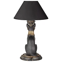 Design Toscano 16.5" Royal Cat Goddess Bastet Sculptural Table Lamp