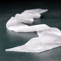 2" x 3yd. White Crinkle Velvet Ribbon by Celebrate It™ Classic