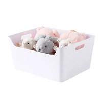6 Pack: Extra Large White Open Storage Bin by Simply Tidy®