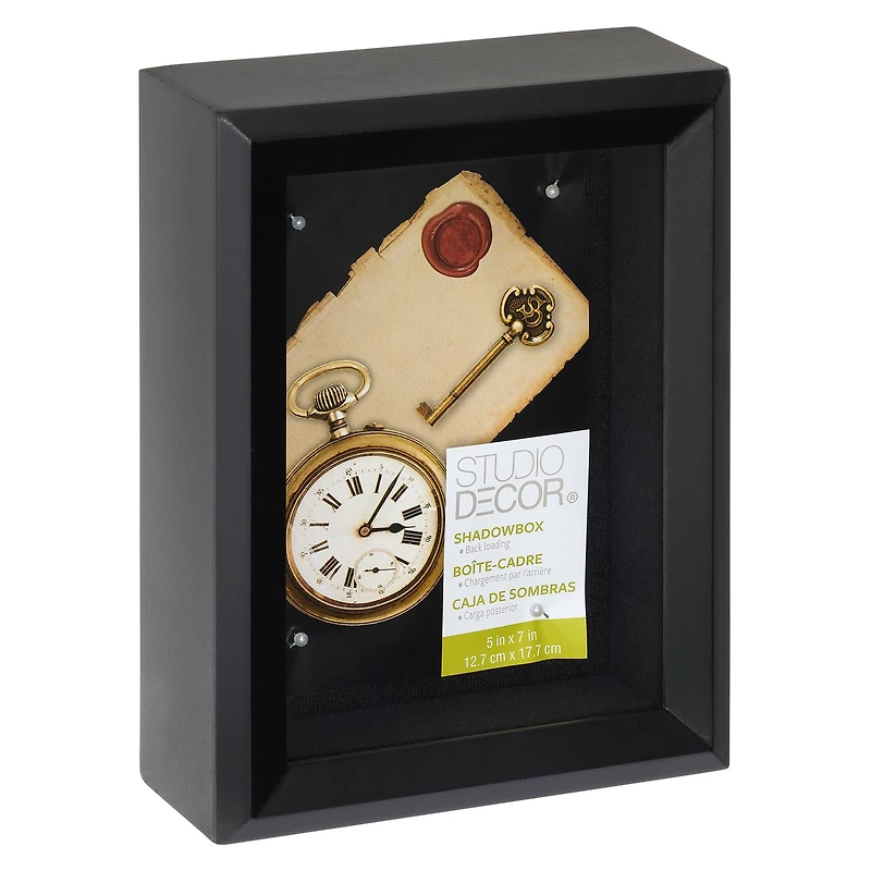 12 Pack: Black 5" x 7" Shadow Box by Studio Décor®