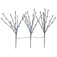 2.5ft. Cherry Blossom LED Lit Artificial Tree Branches, 3ct. 